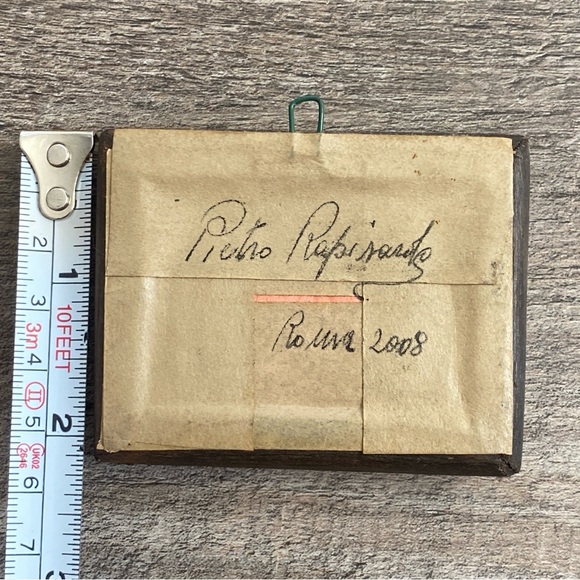 Hand Painted Rome Piazza San Pietro - Picture 5 of 5